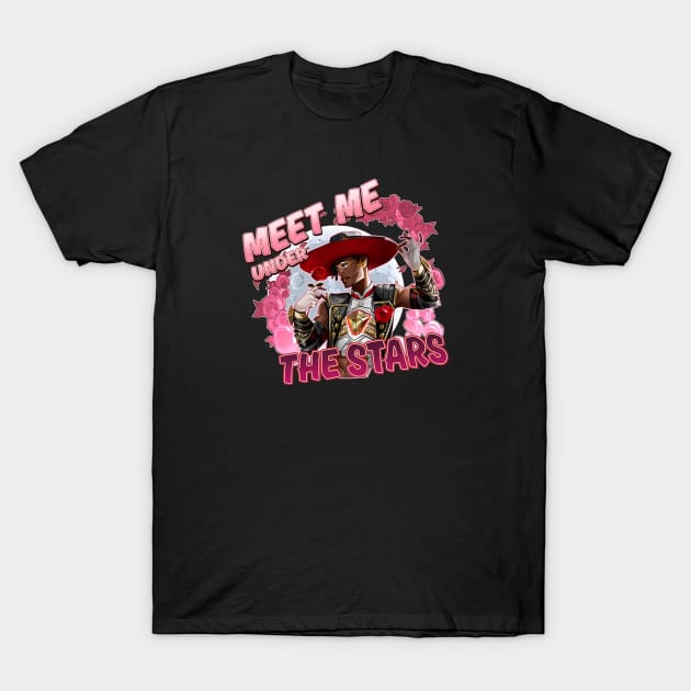 Seer - Meet Me Under the Stars T-Shirt by Paul Draw